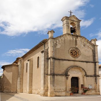 church of Lecques, little town in the Gard, Languedoc Roussillon, France