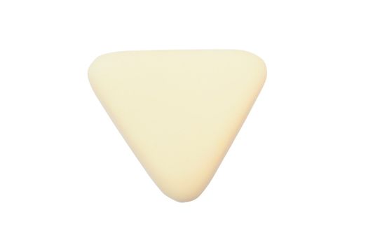 An image of eraser on white background