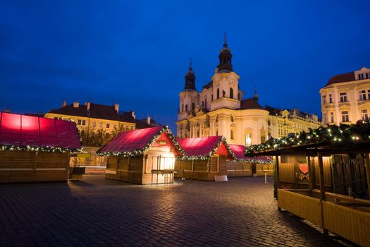 An image of picture of evening Prague