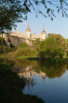 An image of beautiful medieval fortress and river