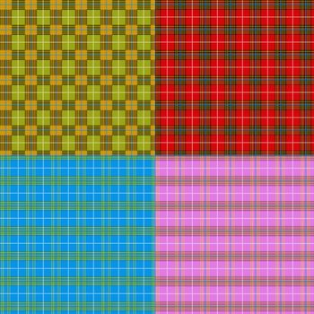 collection plaid pattern as background