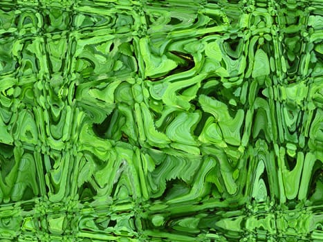 The image of green abstract and unusual  background