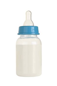 A children's milk on a white background                               