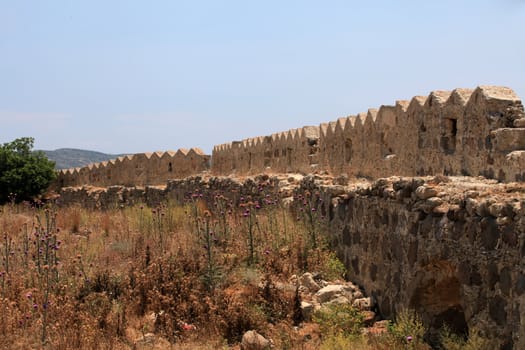 Ruins  of the Venetian Castle near Antimachia village