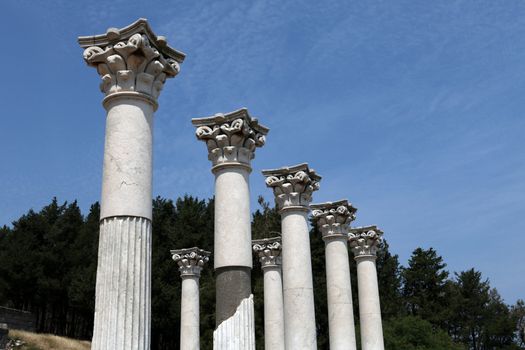 Asklepion place on the island of Kos where Hippocrates has built one of the first hospitals in the European civilization