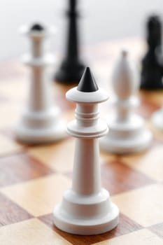 Stock photo: an image of chess: white king