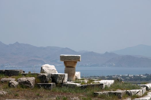 Asklepion place on the island of Kos where Hippocrates has built one of the first hospitals in the European civilization
