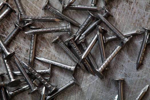 Stock photo: construction: tools: an image of nails
