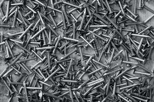 Stock photo: construction: tools: an image of nails