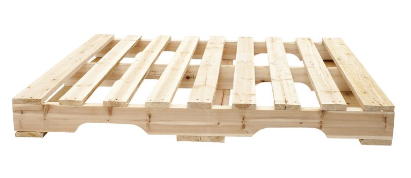 New wooden platforms  for the transportation of construction materials