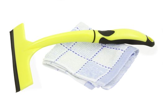 Means for washing windows and mirrors at home