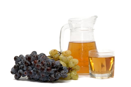 An image of grape and pitcher