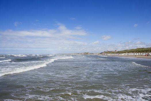 Coastline on a sunny day