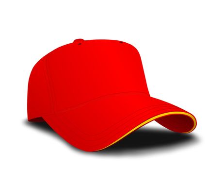 Red baseball cap