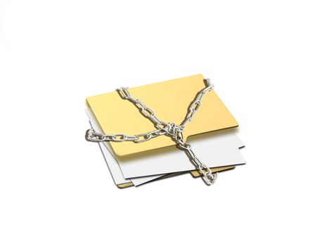 folder with chain