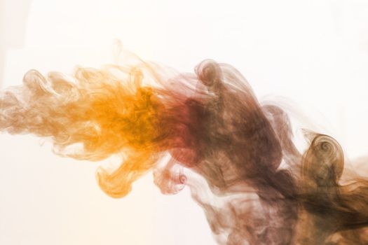abstract brown and orange smoke background