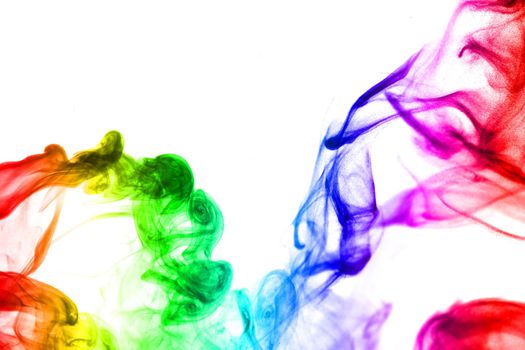 abstract colored smoke background