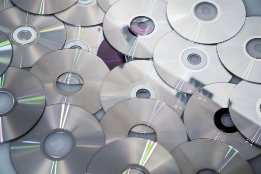 Background from compact disks with the written information