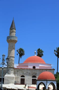 Mosque in the city of Kos  . Kos island, Dodecanese.