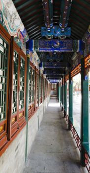 corridor decoration of the summer palace beijing china