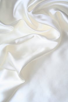 Smooth elegant white silk can use as wedding background 