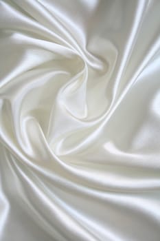 Smooth elegant white silk can use as wedding background 