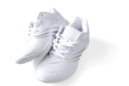Sport shoes pair on a white background