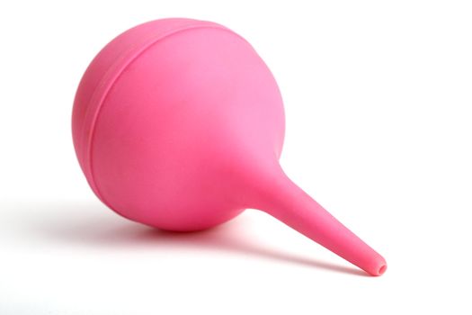 colonic bulb for procedures on a white background