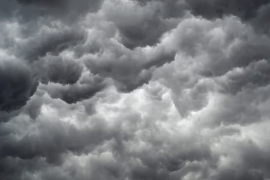 Background of storm clouds before a thunder-storm