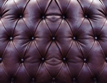 Brown upholstery leather pattern background