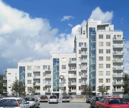 Apartment Block on a sunny day