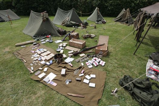 Military equiptment and camping gear