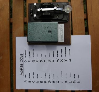 Old world war 2 Morse code transmitter
