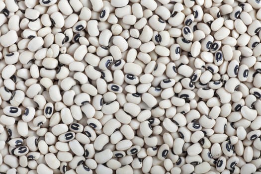 Food texture of dried black-eyed peas.