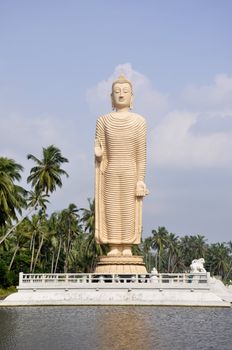 Statue of Barmiyan Buddha build in memory of Tsunami Victims in Sri Lanka