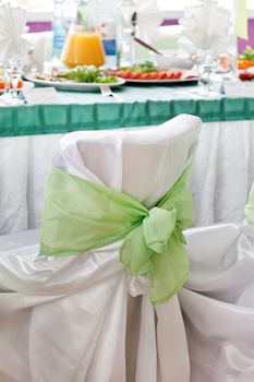 Wedding table setting 