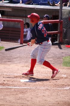 BINGHAMTON, NY - JUNE 14: Reading Phillies' Brandon Tripp takes a big swing at a pitch against the Binghamton Mets at NYSEG Stadium on June 14, 2012 in Binghamton, NY