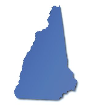 Map of New Hampshire - USA