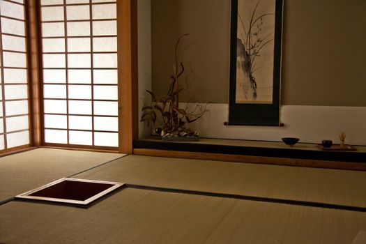 Interior of a Japanese room. Every details are original
