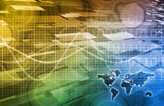 Online Multimedia Creative as a Art Background