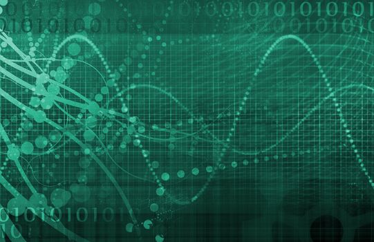 Security Network Data of the World Background