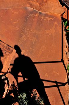 Rock engravings at Twyfelfontein, Namibia, a World Heritage site