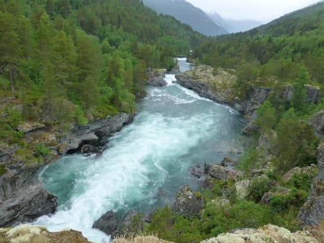 Slettafossen waterfall, Verma, Norway