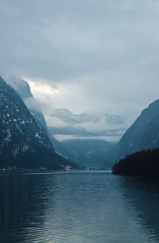 Hallstatt in the winter, Austria