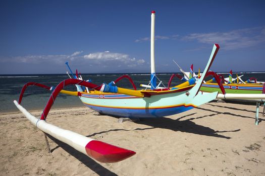 Boat on Sanur Beach, Bali