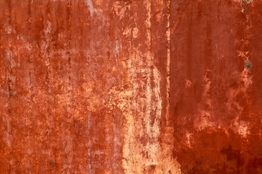 Red paint texture on wall grunge for background