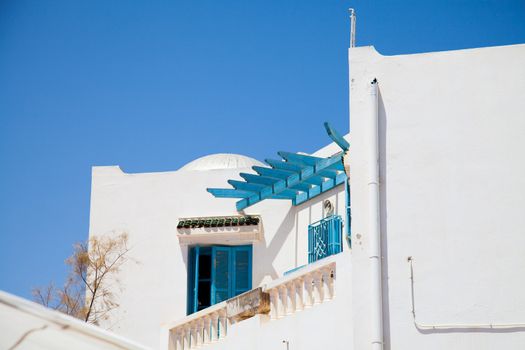 Traditional Tunisian windows in Djerba