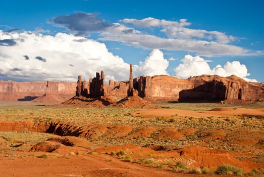 Storm Clouds over Monument Valley, Utah USA