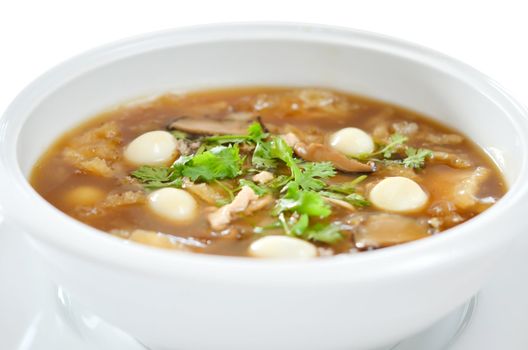Chinese fish maw soup ,  delicious , nourishing and hearty