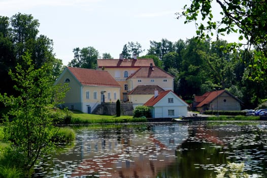 Manor in the north of Estonia. 18 century. Vihula.